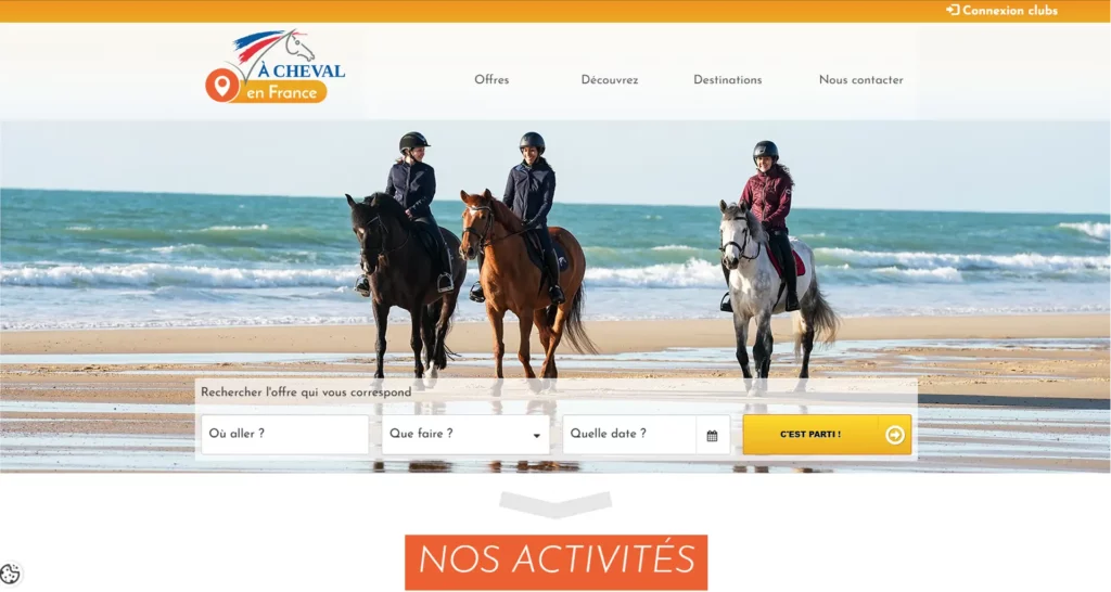 À cheval en France, le site pour trouver une activité équestre